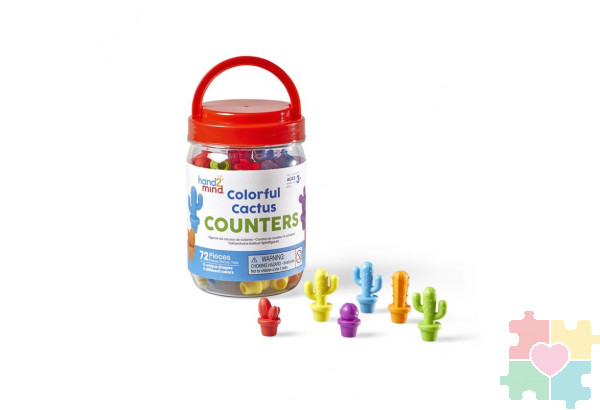 Развивающая игрушка "Такие разные кактусы"  (72 элемента) Развивающая игрушка "Такие разные кактусы"  (72 элемента)
