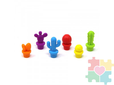 Развивающая игрушка "Такие разные кактусы"  (72 элемента)