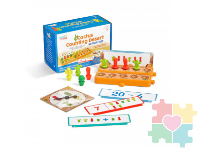 Развивающая игрушка "Считаем с кактусами" (66 элементов)