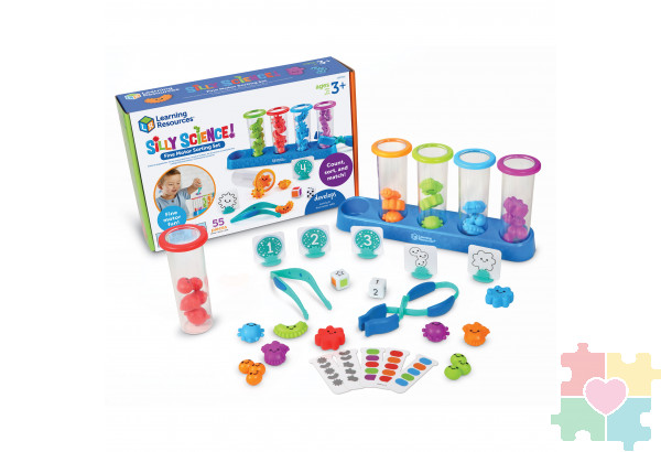 Развивающая игра "Сортировка Микромир в колбочках" (55 элементов)