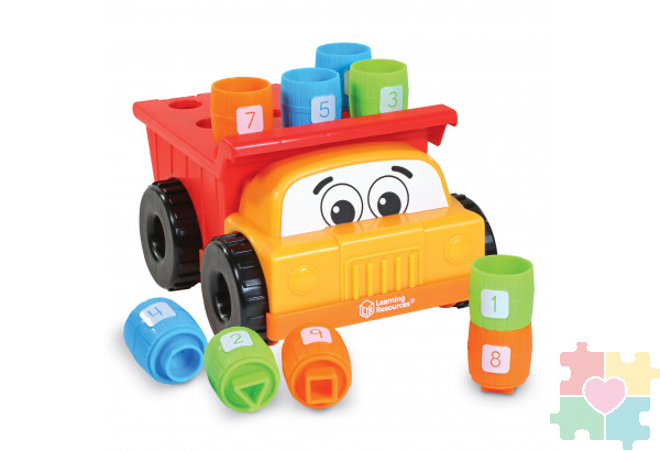 Развивающая игрушка "Грузовичок Пэт учит формы" (10 элементов)
