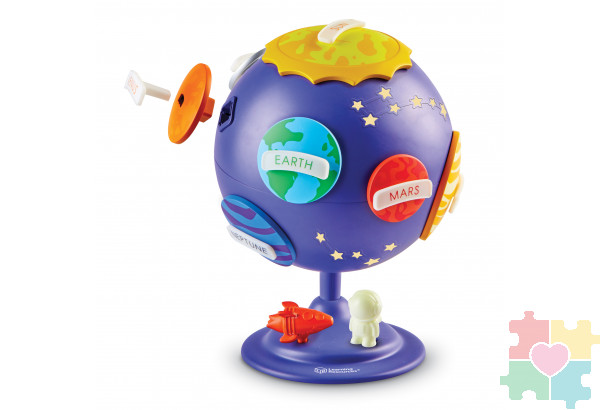 Развивающая игрушка "Мой первый глобус. Космос" (21 элемент с наклейками)