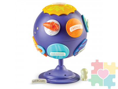 Развивающая игрушка "Мой первый глобус. Космос" (21 элемент с наклейками)