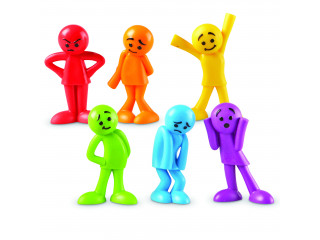 Развивающая игрушка "Фигурки Эмоциональные Человечки" (54 элемента с карточками)