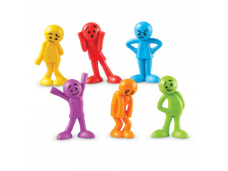 Развивающая игрушка "Фигурки Эмоциональные Человечки" (54 элемента с карточками)