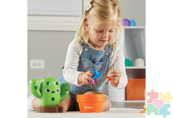 Развивающая игрушка "Кактус Гас тренирует моторику" (16 элементов)