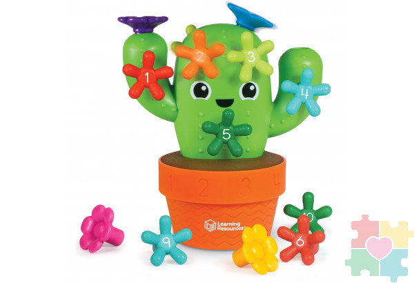 Развивающая игрушка "Кактус Гас тренирует моторику" (16 элементов)