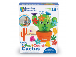 Развивающая игрушка "Кактус Гас тренирует моторику" (16 элементов)
