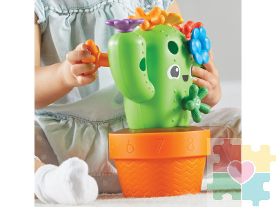Развивающая игрушка "Кактус Гас тренирует моторику" (16 элементов)