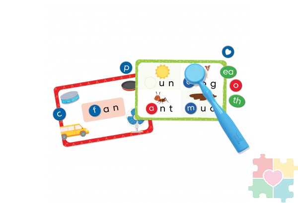 Развивающая игрушка "Собери слово" с магнитной палочкой и карточками