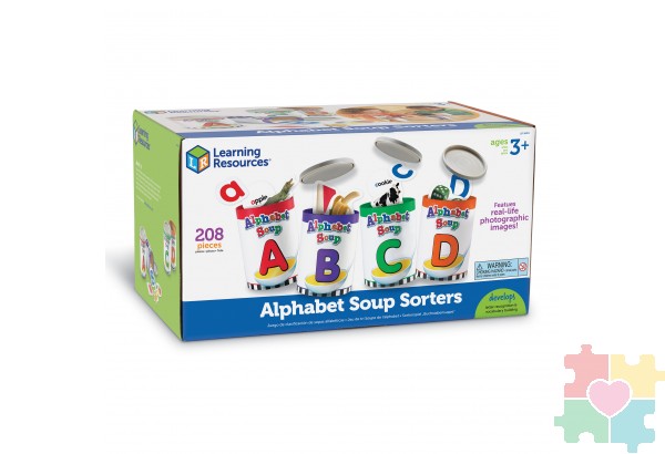Развивающая игрушка "Суп из английского алфавита" (26 элементов)