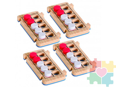 Развивающая игрушка "Математические кораблики" (комплект для группы до 4 человек)