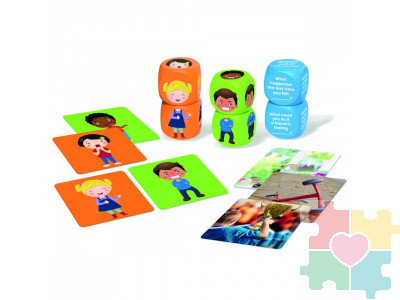 Развивающая игрушка "Наши чувства" (кубики с карточками, 36 элементов)