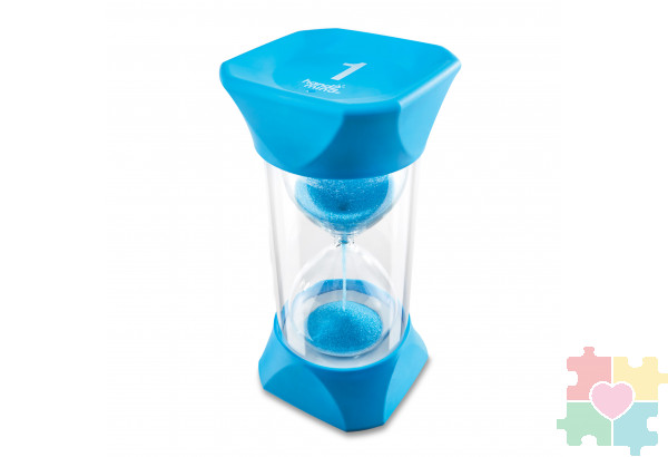 Развивающая игрушка "Песочные часы. 1 минута" (Гигантский таймер, голубой)
