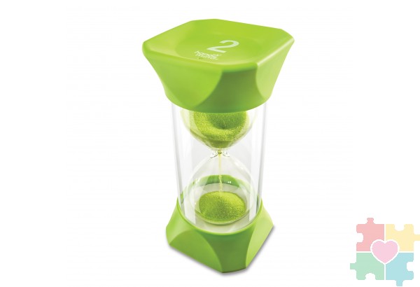 Развивающая игрушка "Песочные часы. 2 минуты" (Гигантский таймер, зеленый)