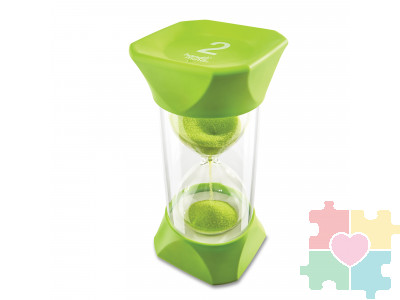 Развивающая игрушка "Песочные часы. 2 минуты" (Гигантский таймер, зеленый)