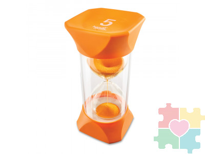 Развивающая игрушка "Песочные часы. 5 минут" (Гигантский таймер, оранжевый)