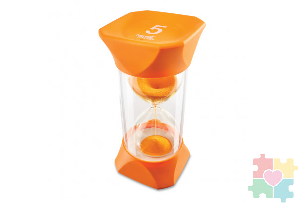 Развивающая игрушка "Песочные часы. 5 минут" (Гигантский таймер, оранжевый)