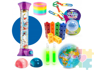 Развивающая игрушка "Сенсорное спокойствие" (Sensory Fidget Toy, 8 элементов)