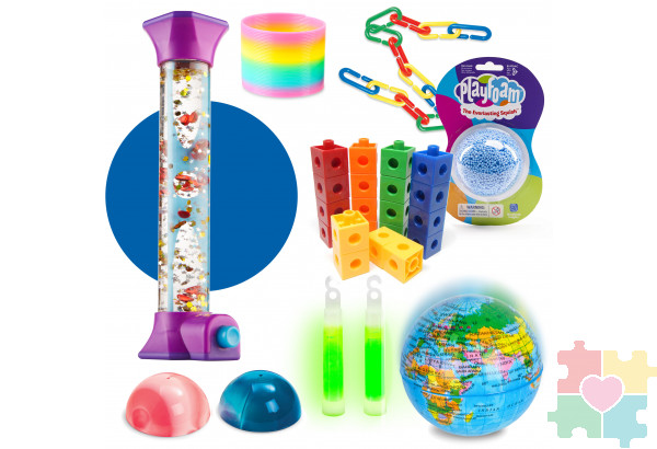 Развивающая игрушка "Сенсорное спокойствие" (Sensory Fidget Toy, 8 элементов)
