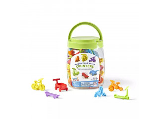 Развивающая игрушка "Фигурки Детский транспорт" (72 элемента)