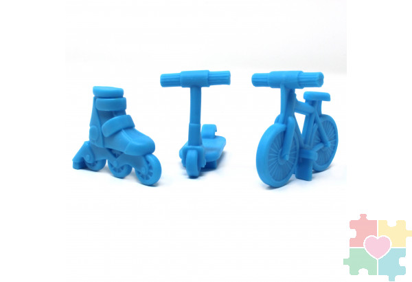 Развивающая игрушка "Фигурки Детский транспорт" (72 элемента)