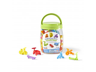 Развивающая игрушка "Фигурки Детский транспорт" (72 элемента)