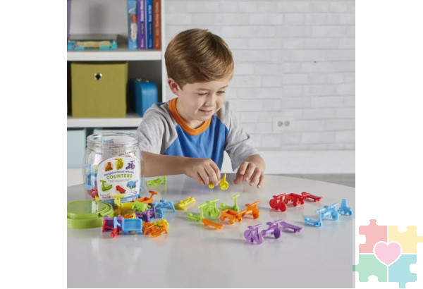 Развивающая игрушка "Фигурки Детский транспорт" (72 элемента)