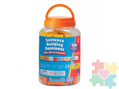 Развивающая игрушка "Фонетическое домино.Собери предложения" (англ.яз.)