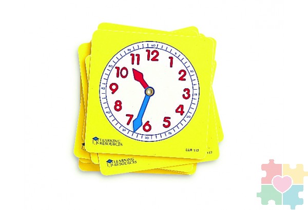 Развивающая игрушка "Учимся определять время. Циферблаты" (10 элементов)