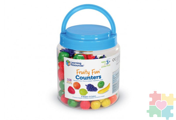 Развивающая игрушка "Фигурки Фрукты" (108 элементов)