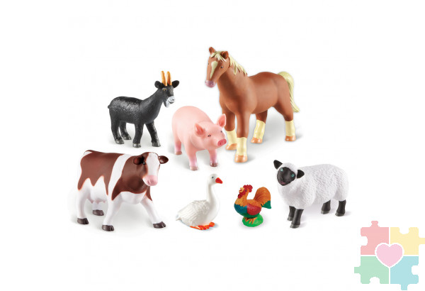 Развивающая игрушка «Животные фермы» (7 элементов)