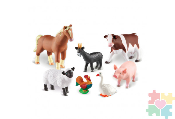 Развивающая игрушка «Животные фермы» (7 элементов)