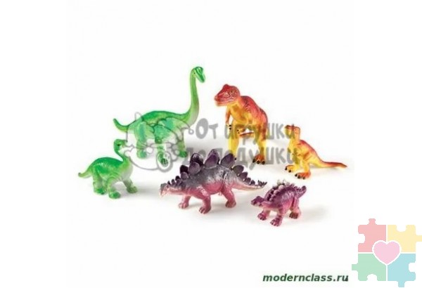 Развивающая игрушка "Эра динозавров. Мамы и малыши" (6 элементов)