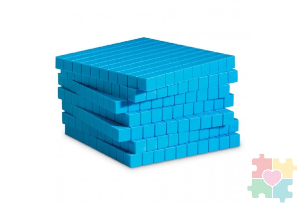 "Базовая десятка.Плитки",10 элементов (основа из кубиков 10х10х1см.)