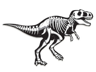 Напольный пазл "Тираннозавр" (двусторонний, 20 элементов)