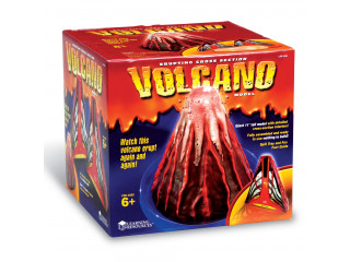 Развивающая игрушка "Вулкан, модель в сечении" (для опытов, 25 х 33см.)