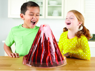 Развивающая игрушка "Вулкан, модель в сечении" (для опытов, 25 х 33см.)