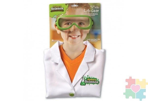 Развивающая игрушка для юного исследователя (халат и очки)