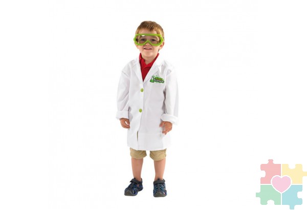 Развивающая игрушка для юного исследователя (халат и очки)