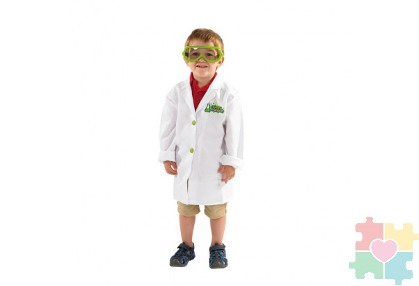 Развивающая игрушка для юного исследователя (халат и очки)