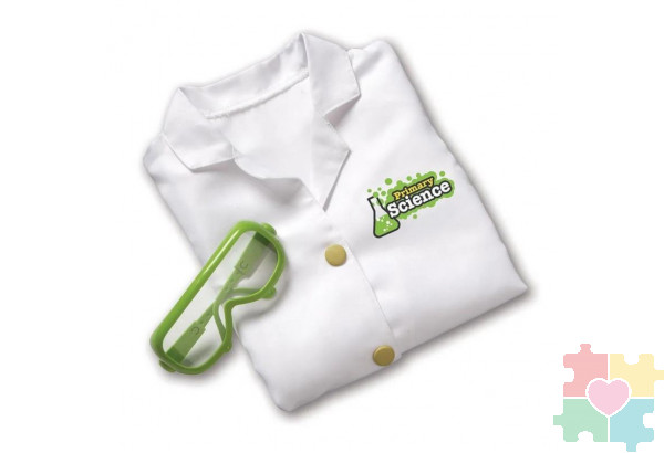 Развивающая игрушка для юного исследователя (халат и очки)