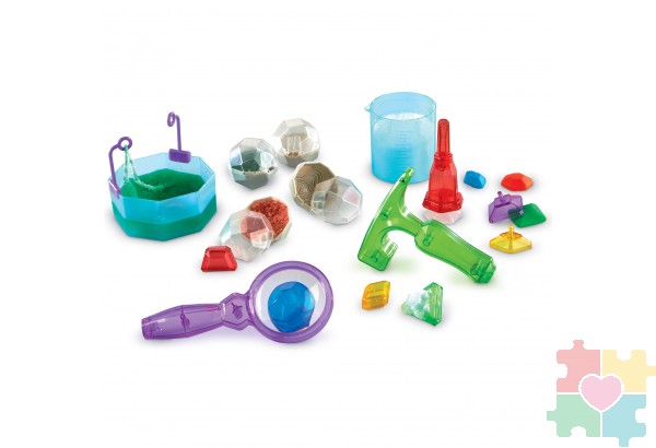 Развивающая игрушка "Моя первая геммология. Драгоценные камни" (20 элементов)