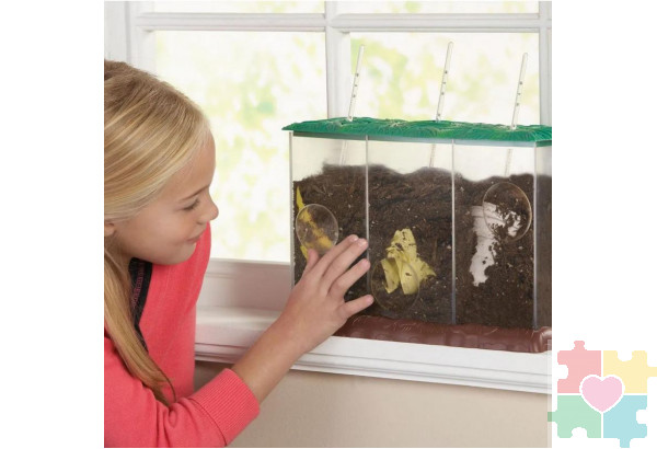 Развивающая игрушка "Экология для малышей. Мусор как удобрение" (набор для опытов)