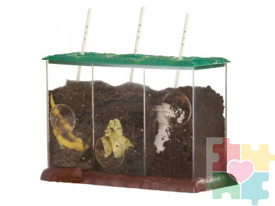 Развивающая игрушка "Экология для малышей. Мусор как удобрение" (набор для опытов)