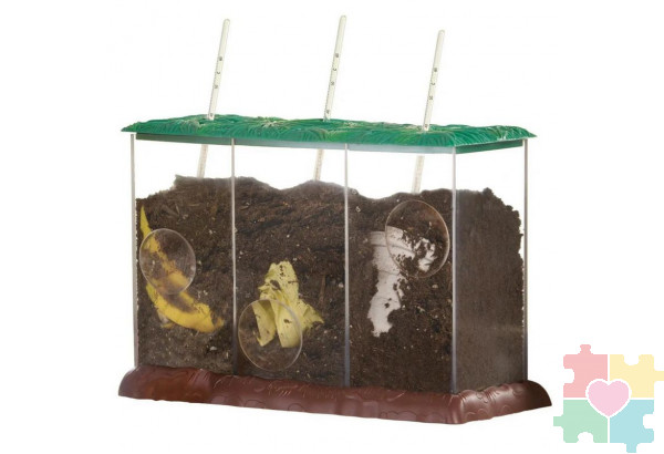 Развивающая игрушка "Экология для малышей. Мусор как удобрение" (набор для опытов)