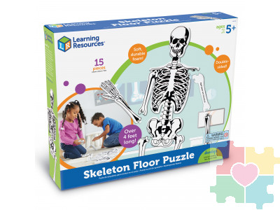 Напольный пазл "Скелет" (122см., 15 элементов)