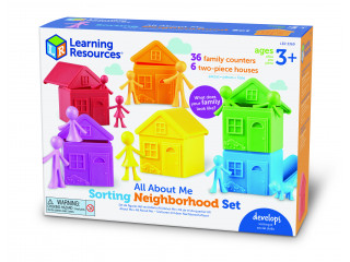 Развивающая игрушка "Моя семья, с домиками для сортировки" (52 элемента)