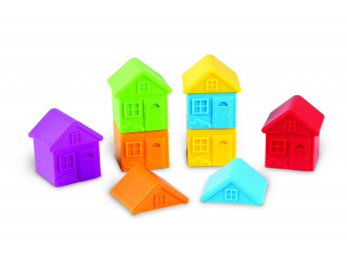 Развивающая игрушка "Домики для сортировки" (12 элементов)