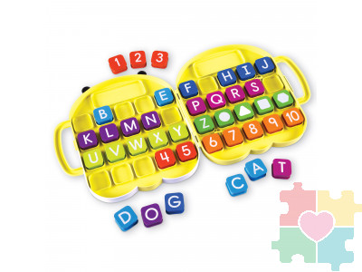 Развивающая игрушка "Пчелиная азбука" (44 элемента, англ.яз.)